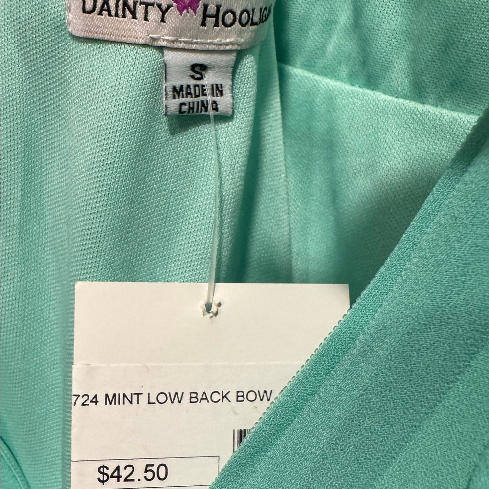 Dainty Hooligan Aqua Bow Back Dress